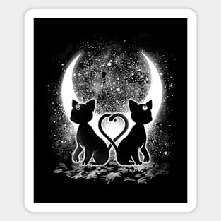 Moon Cats Magnet